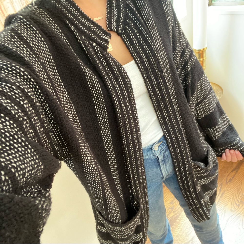 Lovestitch Moroccan Style Woven Open Cardigan